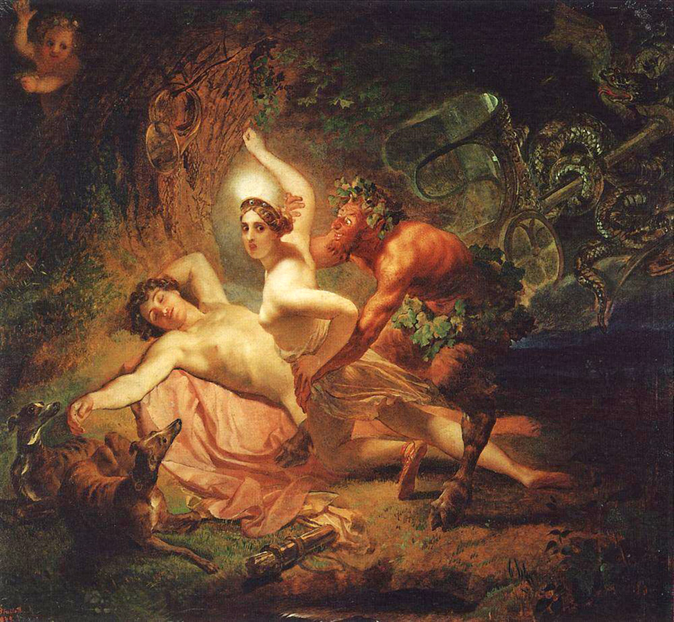 diana endymion and satyr